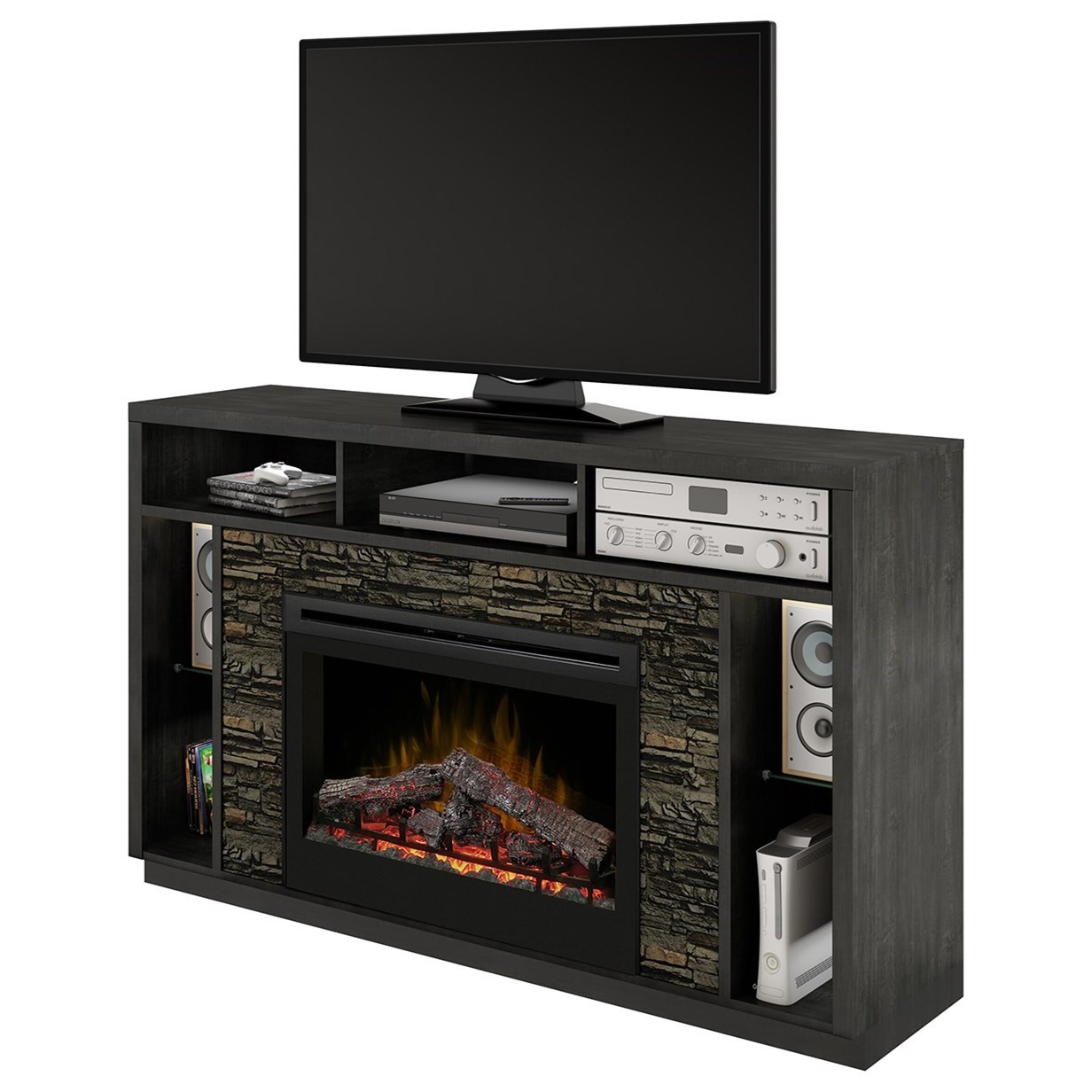Dimplex Media Console Fireplaces GDS33L3DX1113 Joseph Media Mantel